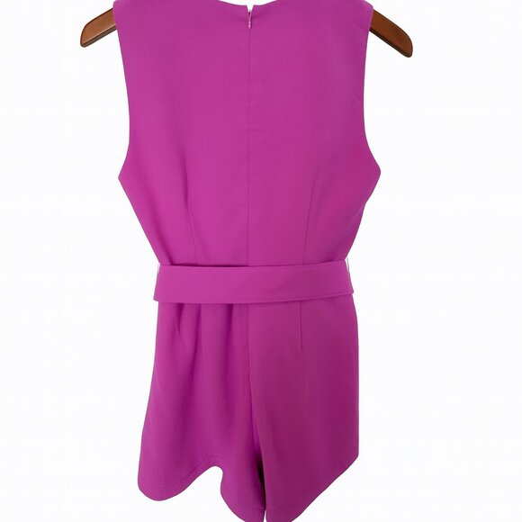 DO+BE Fuchsia Sleeveless Wrap Romper – Size M - Picture 4 of 7